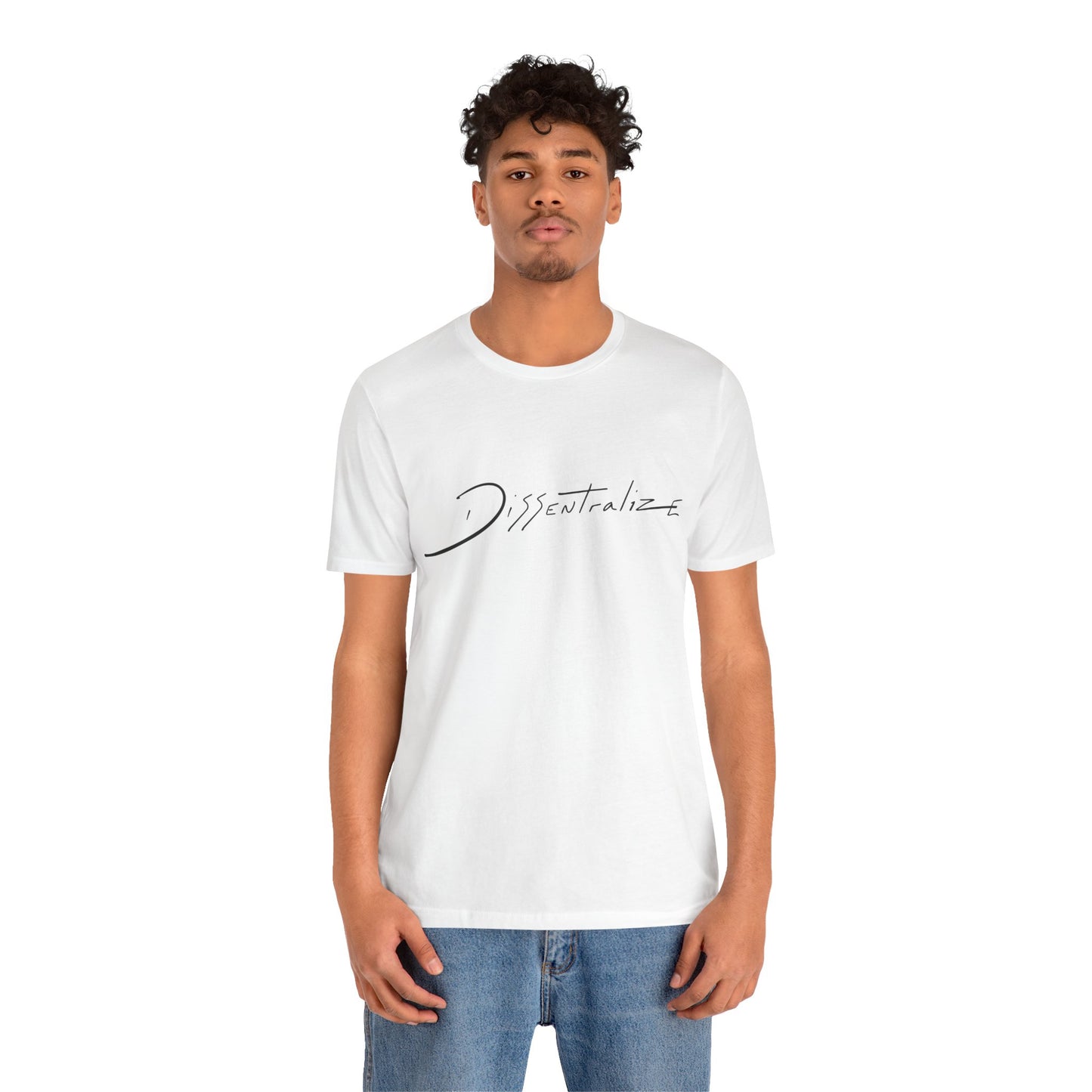 Dissentralize White Tee